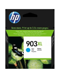 CARTUCHO ORIGINAL HP INK-JET 903XL AZUL PARA HP OFFICEJET PRO 6860 / 6960 / 6970 825 PAGINAS ALTA CAPACIDAD (T6M03AE)