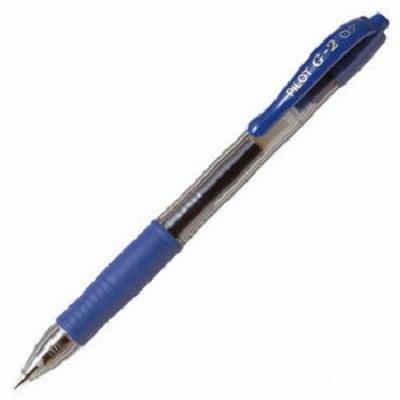 ROTULADOR PILOT G-2 0,7 MM. RETRACTIL AZUL (BL-G2-7-L) DE...