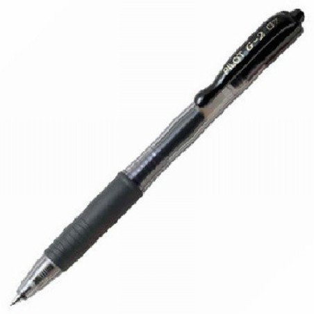 BOLIGRAFO PILOT G-2 0,7 MM. RETRACTIL NEGRO (BL-G2-7-B) - BOLI.PILOT G-2 NEGRO