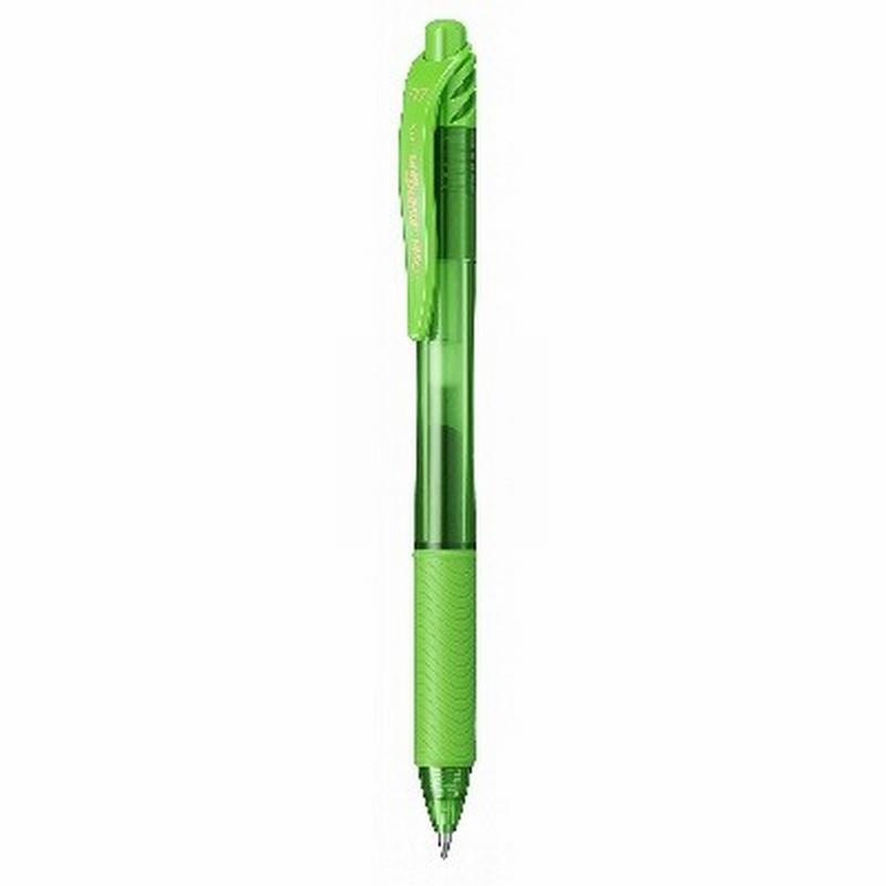 ROTULADOR ROLLER PENTEL ENERGEL 107 RETRACTIL 0,7 MM VERDE CLARO (BL107K) - ROT.PENTEL ENERGEL VE.CLARO BL107-K