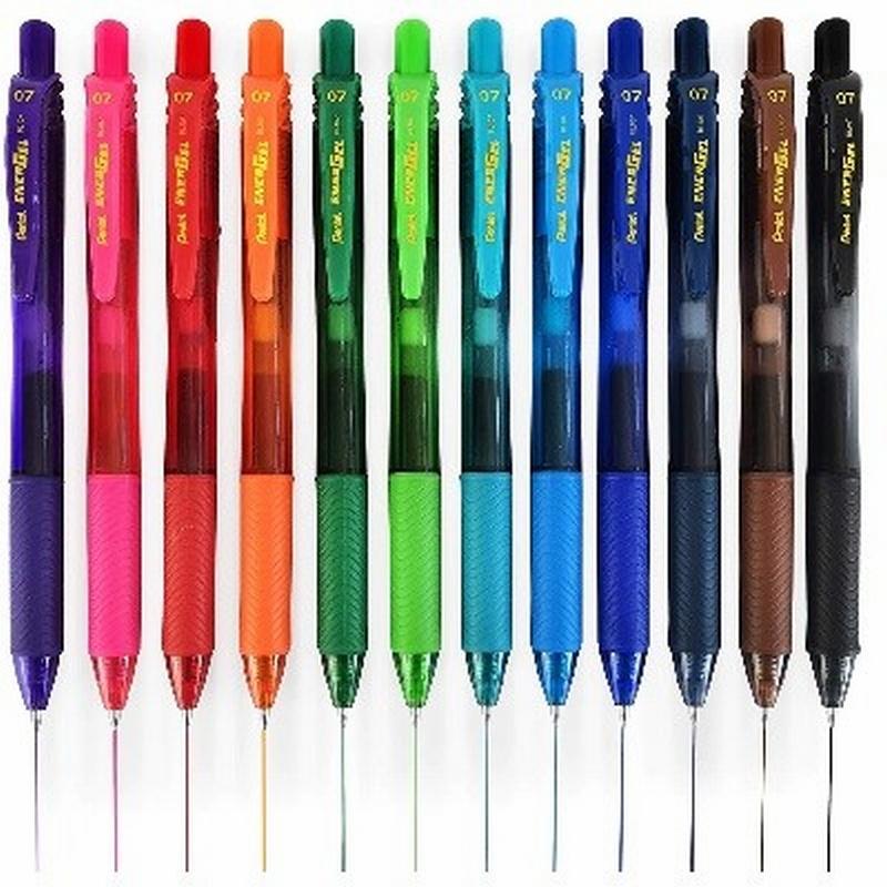 ROTULADOR ROLLER PENTEL ENERGEL 107 RETRACTIL 0,7 MM 12 COLORES CON ESTUCHE DE REGALO DE PENTEL - ROT.PENTEL ENERGEL ESTUCHE 12