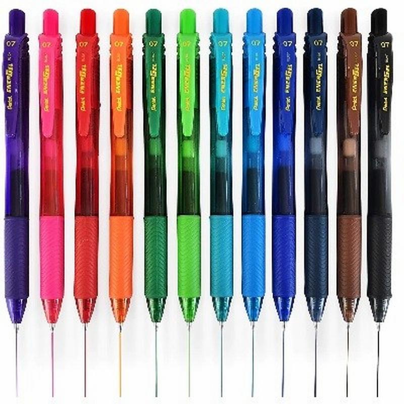 ROTULADOR ROLLER PENTEL ENERGEL 107 RETRACTIL 0,7 MM 12 COLORES CON ESTUCHE DE REGALO - ROT.PENTEL ENERGEL ESTUCHE 12