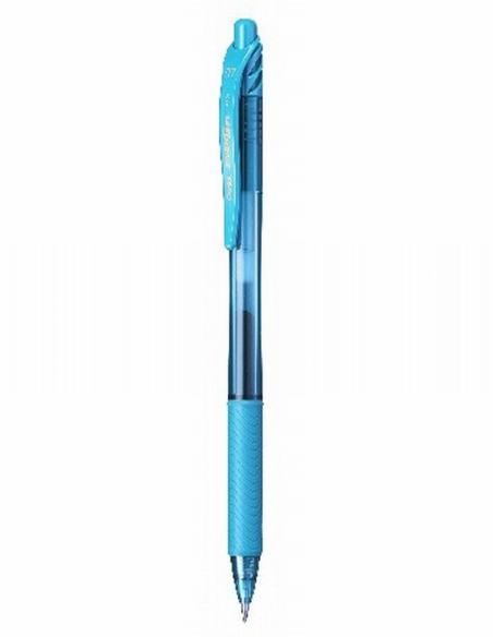 BOLIGRAFO ROLLER PENTEL ENERGEL 107 RETRACTIL 0,7 MM AZUL CLARO (BL107S) - BOLI.PENTEL ENERGEL AZ.CLARO BL107-S