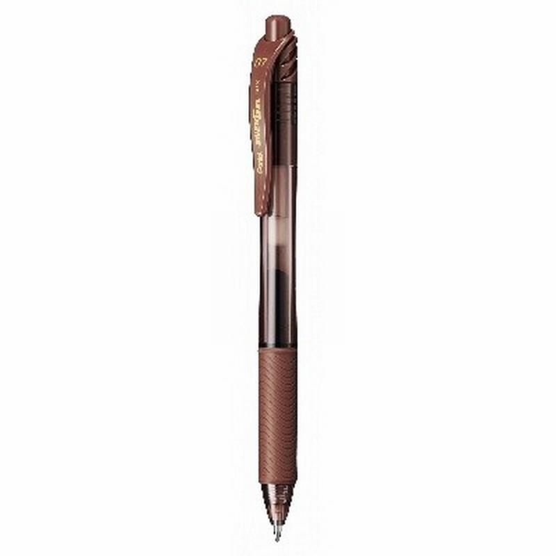 ROTULADOR ROLLER PENTEL ENERGEL 107 RETRACTIL 0,7 MM MARRON (BL107E) - ROT.PENTEL ENERGEL MR.BL107-E