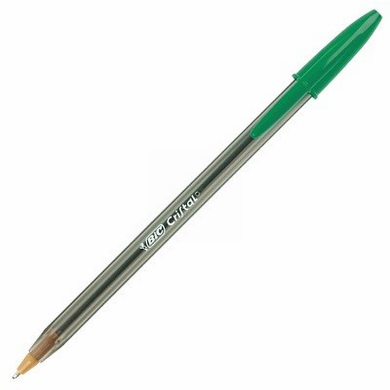 BOLIGRAFO BIC CRISTAL VERDE (8373629) -...