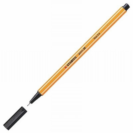 ROTULADOR STABILO PUNTA DE FIBRA POINT 88 NEGRO 0,4 MM 88/46 DE STABILO - ROT.POINT88 STABILO NG