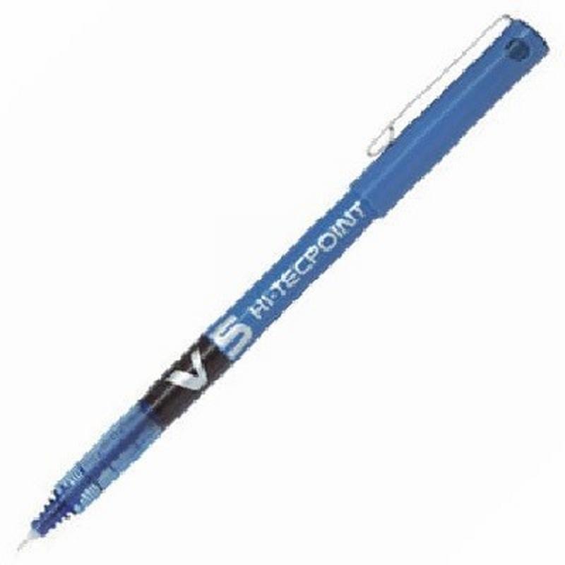 ROTULADOR PILOT V-5 TINTA LIQUIDA AZUL (BX-V5-L) DE PILOT - ROT.PILOT V5 AZ