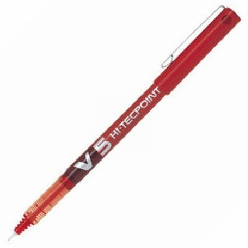 ROTULADOR PILOT V-5 TINTA LIQUIDA ROJO (BX-V5-R) DE PILOT - ROT.PILOT V5 RJ