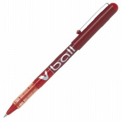 ROTULADOR PILOT ROLLER V-BALL 0.5 MM ROJO  (BL-VB5-R) DE...