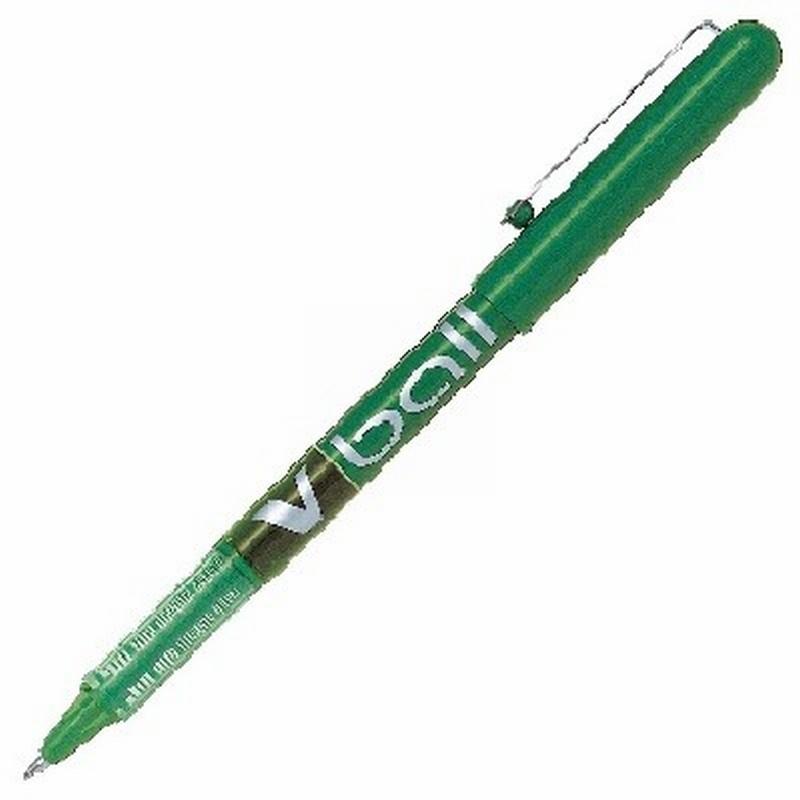 ROTULADOR PILOT ROLLER V-BALL 0.5 MM VERDE (BL-VB5-G) DE PILOT - ROT.PILOT 0,5 V-BALL VE