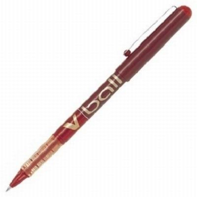 ROTULADOR PILOT ROLLER V-BALL 0.7 MM ROJO (BL-VB7-R) DE...