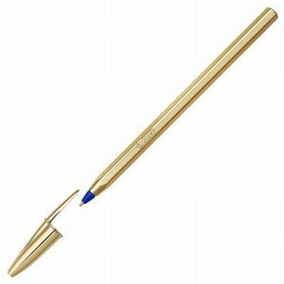 BOLIGRAFO BIC CRISTAL CELEBRATION ORO TINTA AZUL...