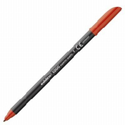 ROTULADOR EDDING 1200 ROJO PUNTA FIBRA REDONDA 0.5 MM...