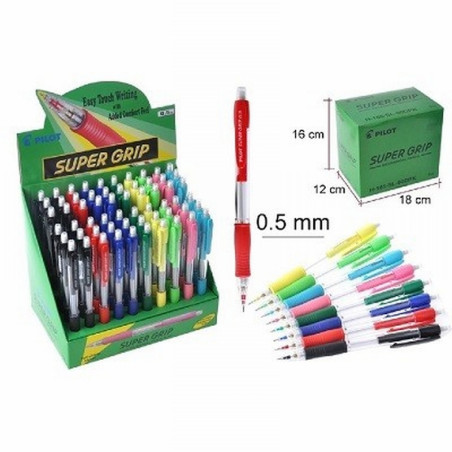 PORTAMINAS PILOT SUPER GRIP 0,5 MM. (N185) - PORTAM.PILOT SUPERGRIP 0.5MM.