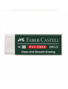 GOMA DE BORRAR FABER CASTELL VINYL ERASER 7081N (188121) - BORRAD.FABER DUST FREE