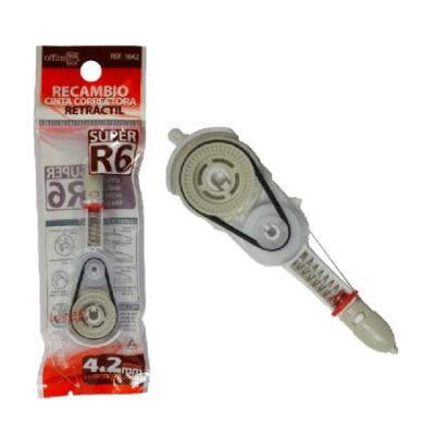 RECAMBIO CORRECTOR OFFICE BOX RETRACTIL 6 M. X 4,2 (1642)...
