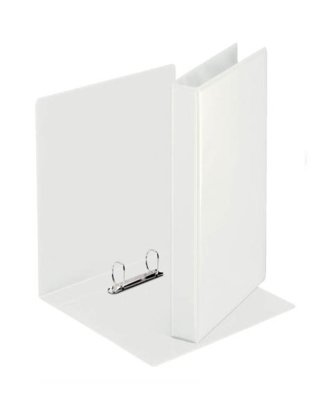 CARPETA CANGURO BLANCA PARDO A4 2 ANILLAS 16MM BOLSA TRANSPARENTE (215212) - CARP.CANG.2AN.16MM.MX