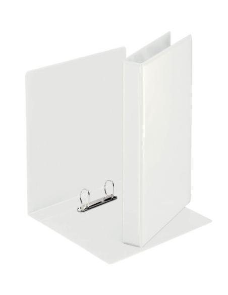 CARPETA CANGURO BLANCA PARDO A4 2 ANILLAS 25MM BOLSA TRANSPARENTE (225212) - CARP.CANG.2AN.25MM.MX