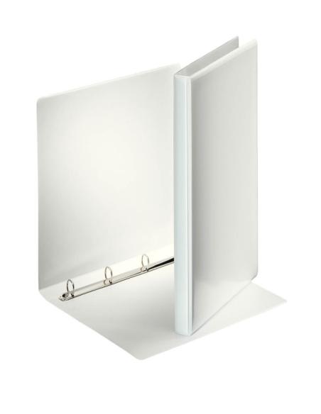 CARPETA CANGURO BLANCA PARDO A4 4 ANILLAS 16MM BOLSA TRANSPARENTE (215412) - CARP.CANG.4AN.16MM.MX