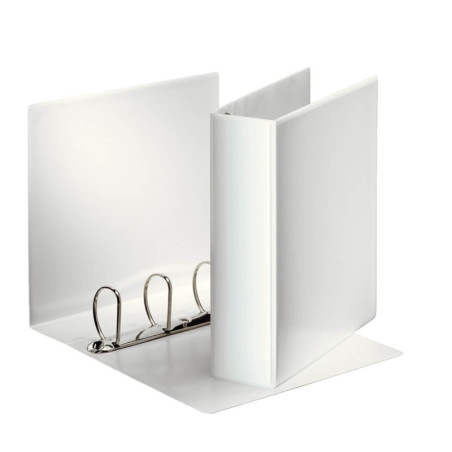 CARPETA CANGURO BLANCA PARDO A4 4 ANILLAS 52MM BOLSA TRANSPARENTE (254412) - CARP.CANG.4ANI.52MM.MX