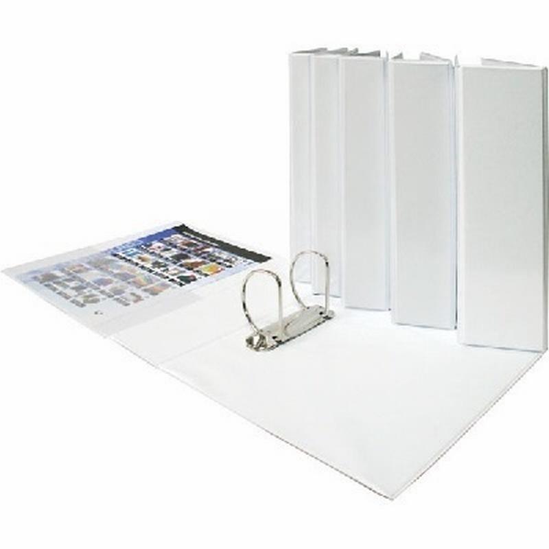 CARPETA CANGURO BLANCA GRAFOPLAS A4 4 ANILLAS 65MM BOLSA TRANSPARENTE (02745470) - CARP.CANG.4AN.65MM.MX