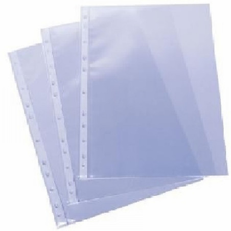 FUNDA GRAFOPLAS MULTITALADRO POLIPROPILENO FOLIO GALGA EXTRA FOLIO 16 TALADROS (05573200) - FUNDA CRISTAL F. 11ANI.55732