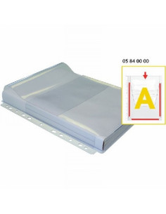 FUNDA GRAFOPLAS FUELLE EN A DIN A4 MULTITALADRO BOLSA 5 UNIDADES (05840000) - FUNDA FUELLE A4 MULTIT.584 "A"PQ5 ENTERO