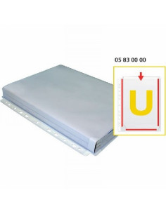 FUNDA GRAFOPLAS FUELLE EN U DIN A4 MULTITALADRO BOLSA 5 UNIDADES (05830000) - FUNDA FUELLE A4 MULTIT.583 "U"PQ5 ENTERO