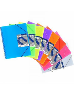 CARPETA GRAFOPLAS 40 FUNDAS MAXIPLAS CON GOMAS Y SOBRE (398340) - CARP.40FUNDAS MAXIPLAS ESPIRAL 398340