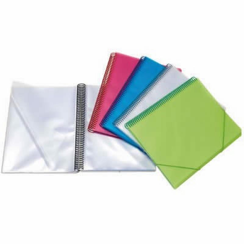 CARPETA GRAFOPLAS 50 FUNDAS MAXIPLAS CON GOMAS Y SOBRE (398350) - CARP.50FUNDAS MAXIPLAS ESPIRAL 398350