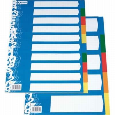 SEPARADORES GRAFOPLAS 5 POSICIONES POLIPROPILENO FOLIO 16...