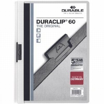 CARPETA DURACLIP DOSSIER PINZA LATERAL BLANCO CAPACIDAD...