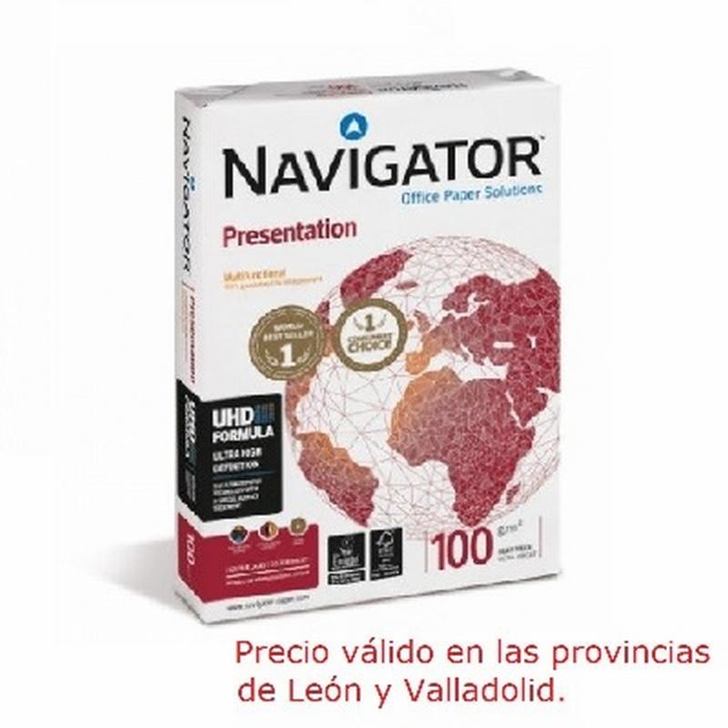 PAPEL NAVIGATOR PRESENTATION A4 100 GRAMOS 500 HOJAS (NPR1000070) DE NAVIGATOR - PAP.A4 NAVIGATOR PRESENTATION 100GRS 500H