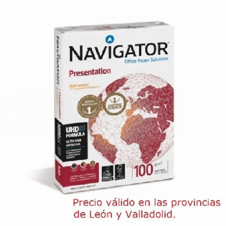 PAPEL NAVIGATOR PRESENTATION A4 100 GRAMOS 500 HOJAS (NPR1000070) - PAP.A4 NAVIGATOR PRESENTATION 100GRS 500H