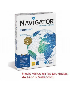 PAPEL NAVIGATOR EXPRESSION A3 90 GRAMOS/M2 500 HOJAS (NAV-90-A3) - PAP.A3 NAVIGATOR EXPRESSION 90GR.500HJ.