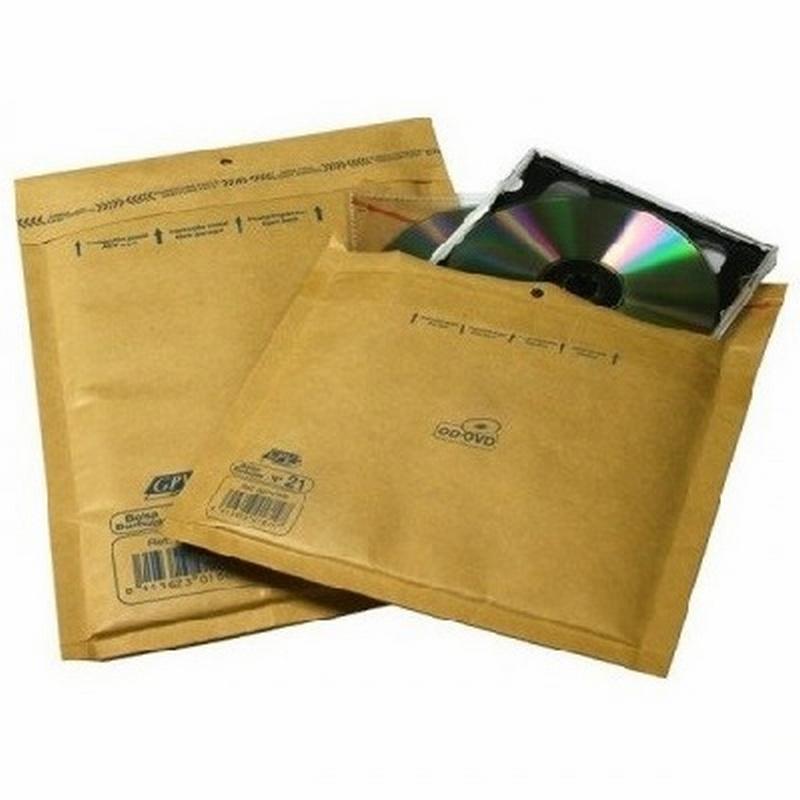 BOLSA BURBUJA FELLOWES KRAFT Nº 17(G) 240X330 (7375702) DE FELLOWES - BOL.BURB.240*330 44GR.N.17(G)