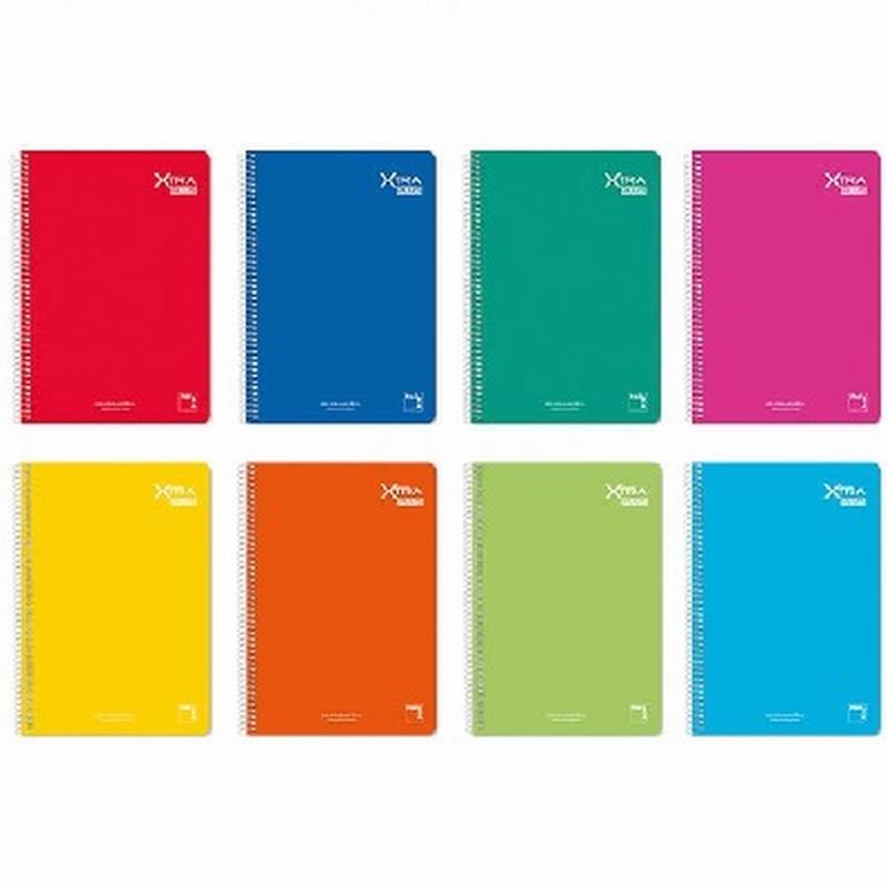 CUADERNO PACSA INSTITUT TAPA CARTON DURO FOLIO NATURAL 80 HOJAS 60 GRS. CUADRICULA 4X4 (16220) - CUADERNO COLORES T/DURA F SAM