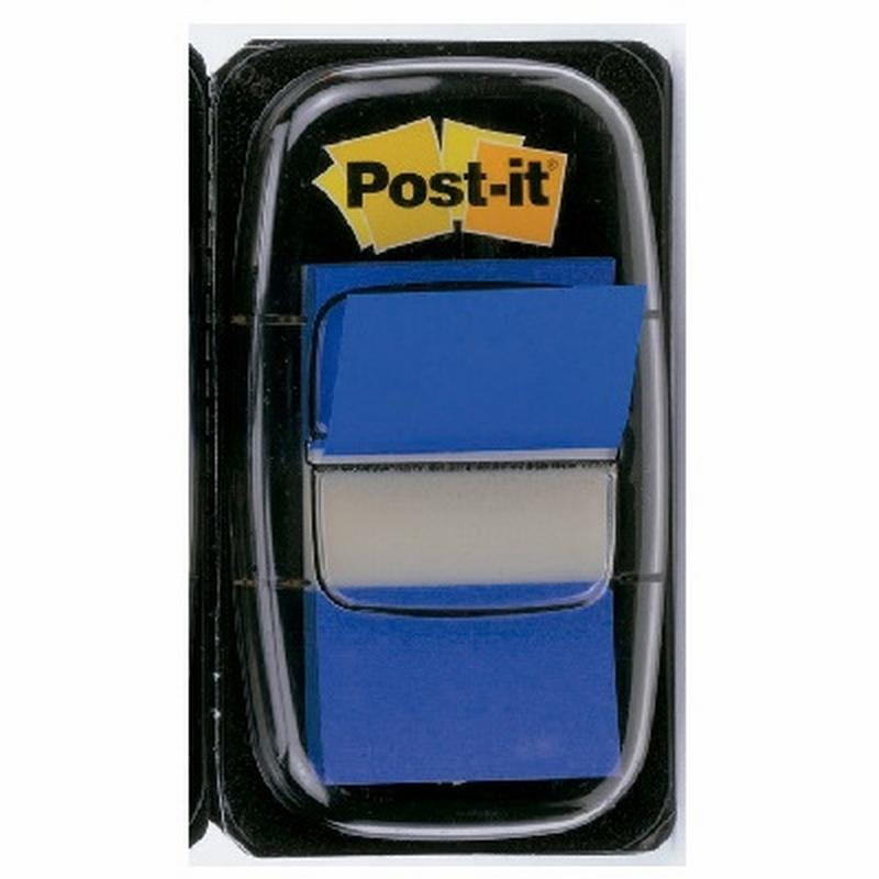 BANDERITAS SEÑALIZADORAS POST-IT DE 1" AZUL DISPENSADOR DE 50 UNIDADES (680-2) DE POST-IT - BANDERITA AZ 3M