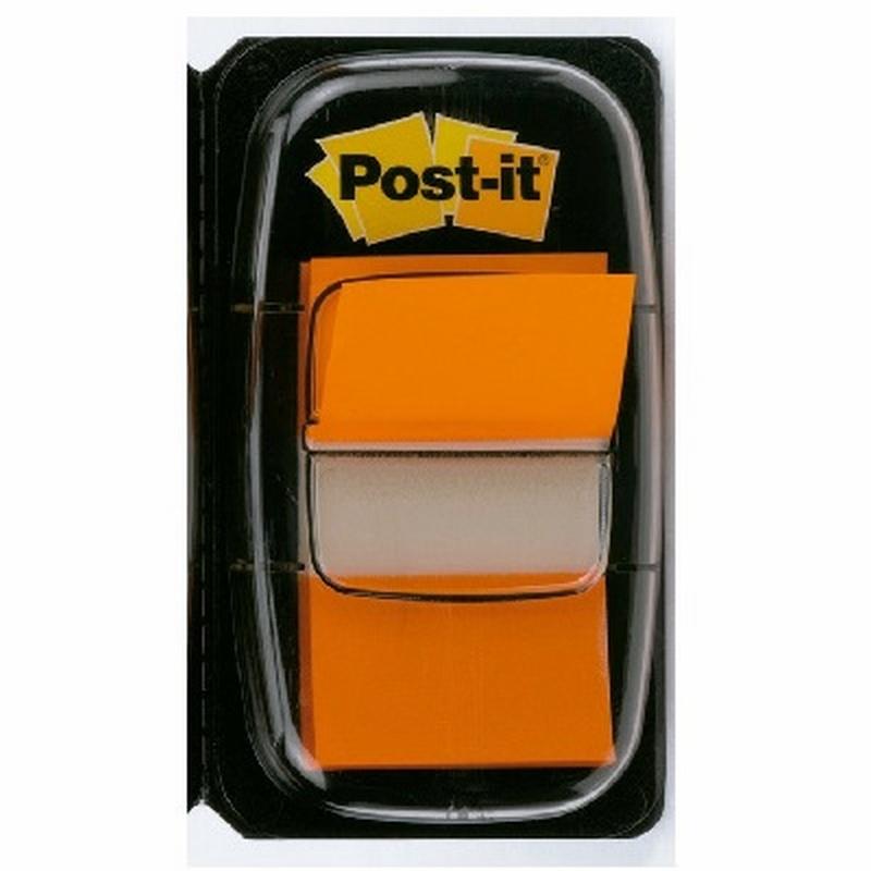 BANDERITAS SEÑALIZADORAS POST-IT DE 1" NARANJA DISPENSADOR DE 50 UNIDADES (680-4)  DE POST-IT - BANDERITA NA 3M