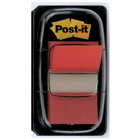 BANDERITAS SEÑALIZADORAS POST-IT DE 1" ROJA DISPENSADOR DE 50 UNIDADES (680-1) DE POST-IT - BANDERITA RJ 3M