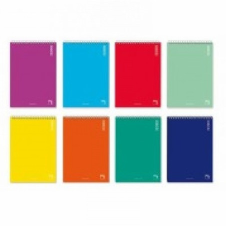 CUADERNO PACSA BASIC TAPA CARTON OCTAVO APAISADO 80 HOJAS 60 GRS. CUADRICULA 4X4 (16434) - BLOC.ESP.1/8 CU/APA 105*150 80H.