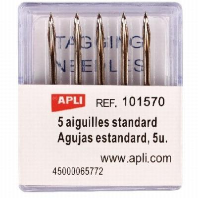 AGUJA ESTANDAR ETIQUETADORA APLI TEXTIL 5 RECAMBIOS...