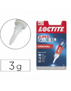 PEGAMENTO LOCTITE 3 GR ADHESIVO INSTANTANEO ORIGINAL UNIDAD (2640968) - PEG.LOCTITE SUPER GLUE 3GR LIQ