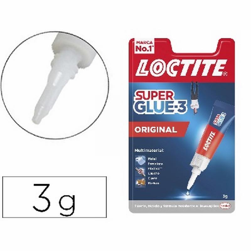 PEGAMENTO LOCTITE 3 GR ADHESIVO INSTANTANEO ORIGINAL UNIDAD (2640968) - PEG.LOCTITE SUPER GLUE 3GR LIQ