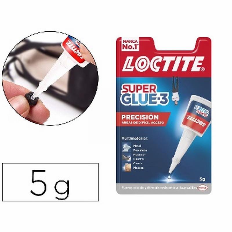 PEGAMENTO LOCTITE 5 GR ADHESIVO INSTANTANEO PRECISION UNIDAD (2640076) DE HENKEL - PEG.LOCTITE SUPER GLUE-3 5GR.