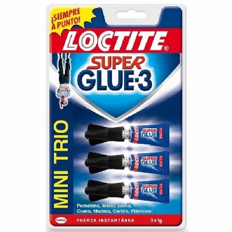 PEGAMENTO LOCTITE SUPER GLUE 3 3x1 GRAMO BLISTER MONODOSIS (2640065) DE HENKEL - PEG.LOCTITE SUPER GLUE 3*1GR MINITRIO