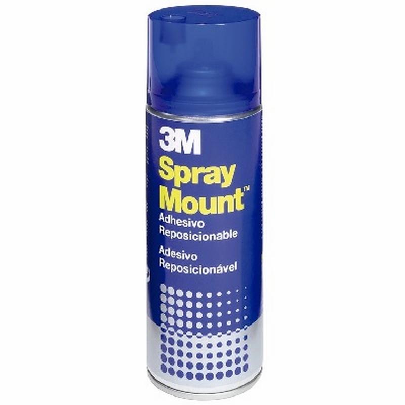 PEGAMENTO 3M SPRAY MOUNT ADHESIVO REPOSICIONABLE POR TIEMPO LIMITADO. 400 ML DE 3M - PEG.BOTE MTJ.400GR.AZ 3M