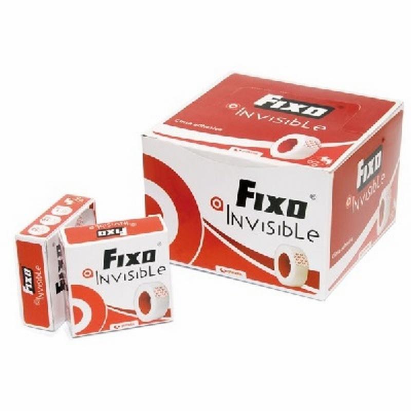 CINTA ADHESIVA FIXO INVISIBLE DE 33 MTS. X 19 MM. (85924800) DE GRAFOPLAS - C.ADH.33*19 INVIS. FIXO