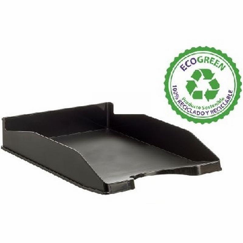 BANDEJA SOBREMESA ARCHIVO 2000 PLASTICO OPACO 345X255X60 MM NEGRO (742 NE) - BANDEJA OPACA 742 NG ARCHIVO