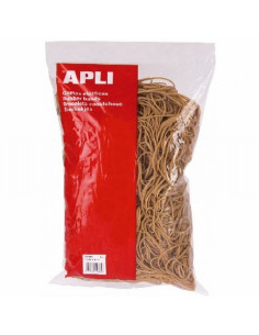 GOMAS ELASTICAS APLI 80 X 2 MM Nº8 BOLSA DE 100 GR (12855) - GOMA ELA.2MM*80MM 100GR.